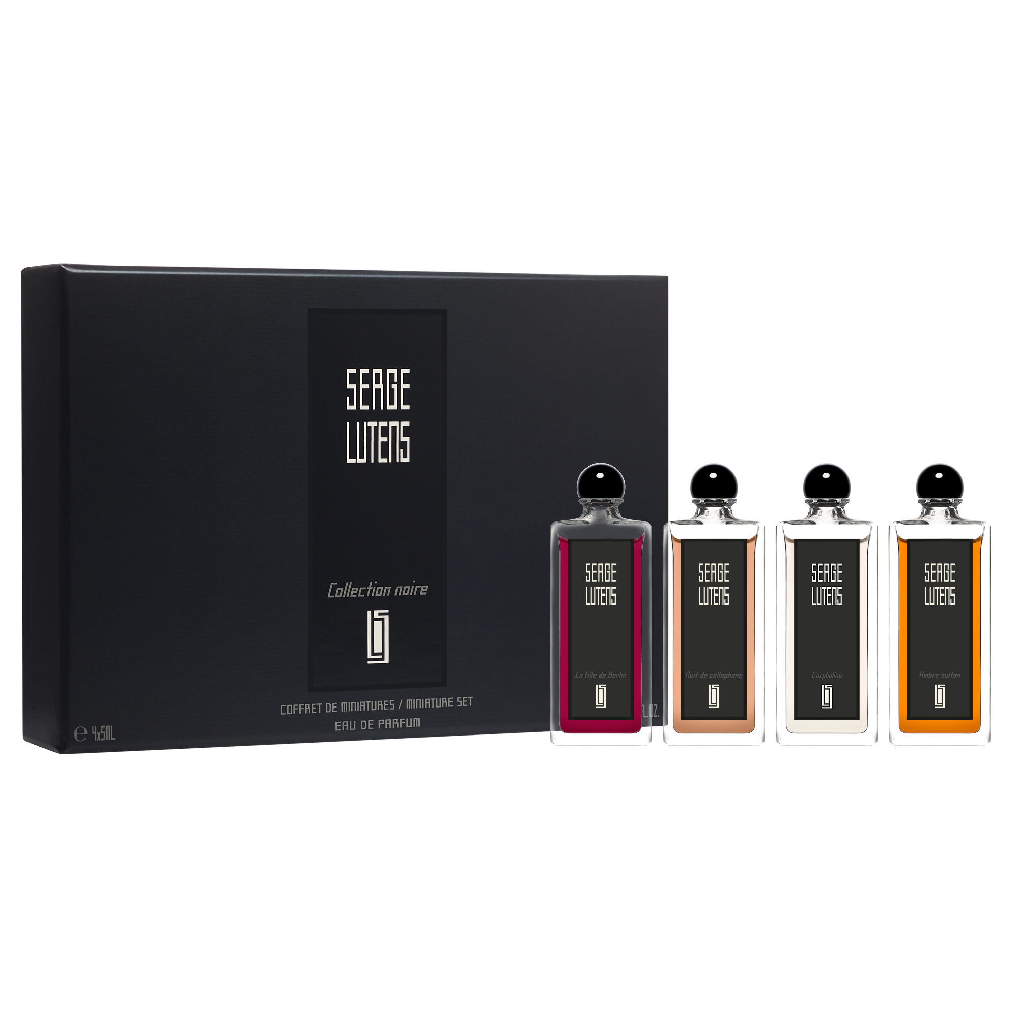 Collection noire miniature set 4x5ml